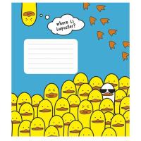 Тетрадь Школярик Animal's memes 12 листов линия Фото