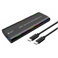 Кишеня зовнішня Dynamode M.2 SSD NVMe/SATA combo USB3.2 GEN2 Type-C alumini Фото