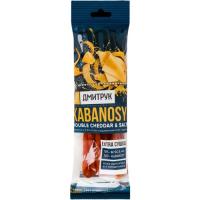 Мясные снеки Дмитрук Кабаносы Cheddar & Salt 80 г Фото