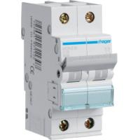 Автоматический выключатель Hager 2-п. C 16A (6kA) 2M (A) Фото