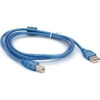 Кабель для принтера Ritar USB 2.0 AM/BM 1.5m ferrite blue Фото