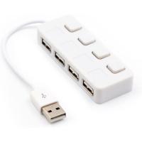 Концентратор Voltronic USB 2.0 to 4xUSB with LED buttons white Фото