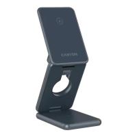 Зарядное устройство Canyon Foldable wireless charger 15W 3in1 Metal Фото