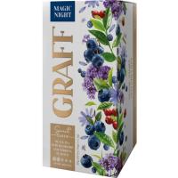 Чай Graff Magic night с ароматом черники и вербены 20x1.5 г Фото