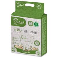 Наполнитель для туалета Velvet Paw TOFU с бентонитом и экстрактом зеленого чая (1.5 м Фото