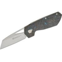 Нож Maserin W2, M390, fat carbon, синій Фото