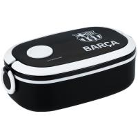 Ланч-бокс детский Kite FC Barcelona, 900 мл, чорний Фото