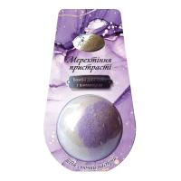 Бомбочка для ванны AquaShine Bath Sweets Мерцание страсти с шимером 140 г Фото