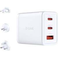 Зарядное устройство D-Link 2xUSB-C + 1xUSB-A 65W GaN white Фото