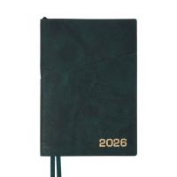 Еженедельник Leo planner А5 датированный 2026 "Credo", интегральный, изумру Фото