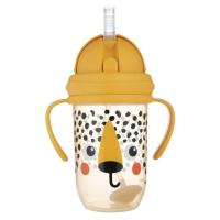 Поильник-непроливайка Canpol babies BabiesBo з трубочкою і обтяжувачем, 270 мл, гепар Фото