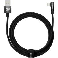 Дата кабель Baseus USB 2.0 AM to Lightning 2.0m 2.4A 90° corner black Фото