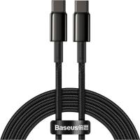 Дата кабель Baseus USB-C to USB-C 2.0m 100W black Фото