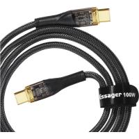 Дата кабель Essager USB-C to USB-C 1.0m 100W black Фото