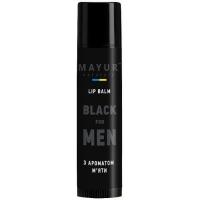 Бальзам для губ Mayur Black For Men Для чоловіків 5 г Фото