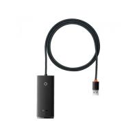 Концентратор Baseus USB 3.0 to 4xUSB 3.0 1.0m black Фото
