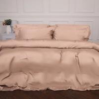 Постельное белье MirSon Tencel №03 Creamy 175х210 двуспальный Фото