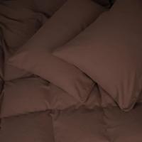 Постельное белье MirSon 003 Brown Фланель 200х220 Евро Фото