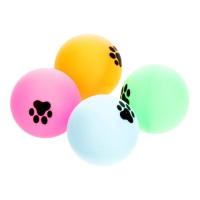 Игрушка для кошек Hippie Pet Мячики ping-pong разноцветные 4 см 4 шт. Фото