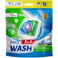 Капсули для прання Pro Wash Universal Альпійська свіжість 10 шт. Фото
