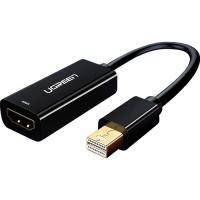 Переходник Ugreen Mini DisplayPort M to HDMI F 1080p MD112 black Фото