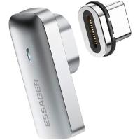 Переходник Essager USB-C magnetic 20Gbps 4K 90° corner Фото