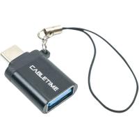Перехідник Cabletime OTG USB 3.0 AF to USB-C Фото