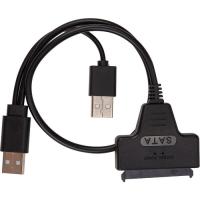 Перехідник PowerPlant USB 2.0 AM to Slimline SATA II 7+6pin Фото