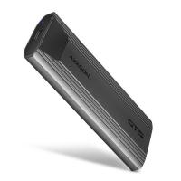 Кишеня зовнішня AXAGON USB-C 10Gbps metal box for M.2 NVMe & SATA SSD THI Фото