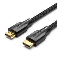 Кабель мультимедийный Vention HDMI M to HDMI M 3.0m 8K60Hz cotton braided black Фото