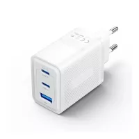 Зарядний пристрій Vention 2xUSB-C PD65W + 1xUSB QC3.0 60W GaN white Фото