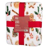 Плед Ardesto Flannel 100% полиэстер, имбирные пряники 160х200 с Фото