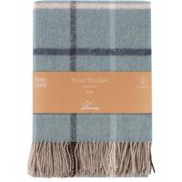 Плед Ardesto Leonardo Alpina 100% шерсть, голубой 140x200 см Фото