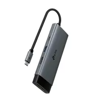 Концентратор TP-Link USB-C 7-in-1 3xUSB + HDMI + SD/TF + USB-C PD100W Фото