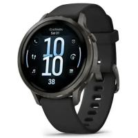 Смарт-часы Garmin Venu 4 (41mm), Black w/ Slate + Black, GPS смарт-г Фото