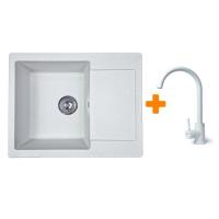 Мийка кухонна Adamant Minimal Old stone + змішувач Фото