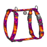 Шлей для собак WAUDOG H-образная анатомическая Nylon с QR адресником "Ку Фото