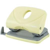 Дырокол Axent Welle-2 с пластиковый верх, 20 л, Pastelini, желты Фото