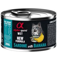 Консерви для котів Alpha Spirit Sardine with Banana for Adult Cat 200 г Фото