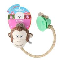 Игрушка для собак MISOKO&CO Обезьяна с веревкой 50 см Фото