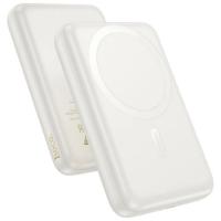 Батарея универсальная HOCO 10000mAh Grace PD/20W Magnetic White Фото