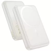 Батарея універсальна HOCO 10000mAh Grace PD/20W Magnetic White Фото
