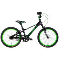 Велосипед Formula 20" Kid SLIM BH рама-10" AL 2026 чорний з зеленим Фото