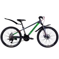 Велосипед Discovery 24" QUBE DD CS рама-11,5" AL 2025 сірий Фото