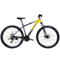 Велосипед Space 29" PHAETON DD FR рама-18" AL 2026 сіро-жовтий Фото