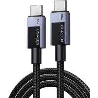 Дата кабель Ugreen USB-C to USB-C 1.0m PD60W 3A braided L524 gray Фото