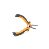 Плоскогубці Voltronic довгогубці вигнуті, сіро-жовтогарячі ручки, 125мм, Фото