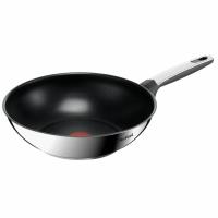 Сковорода Tefal ВОК Emotion+, 28см, чорний Фото