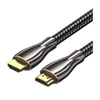Кабель мультимедійний Vention HDMI M to HDMI M 15.0m V2.0 4K60Hz braided zinc al Фото