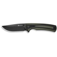 Нож Sencut Regnator, Black/Green G10, Black Stonewash Фото